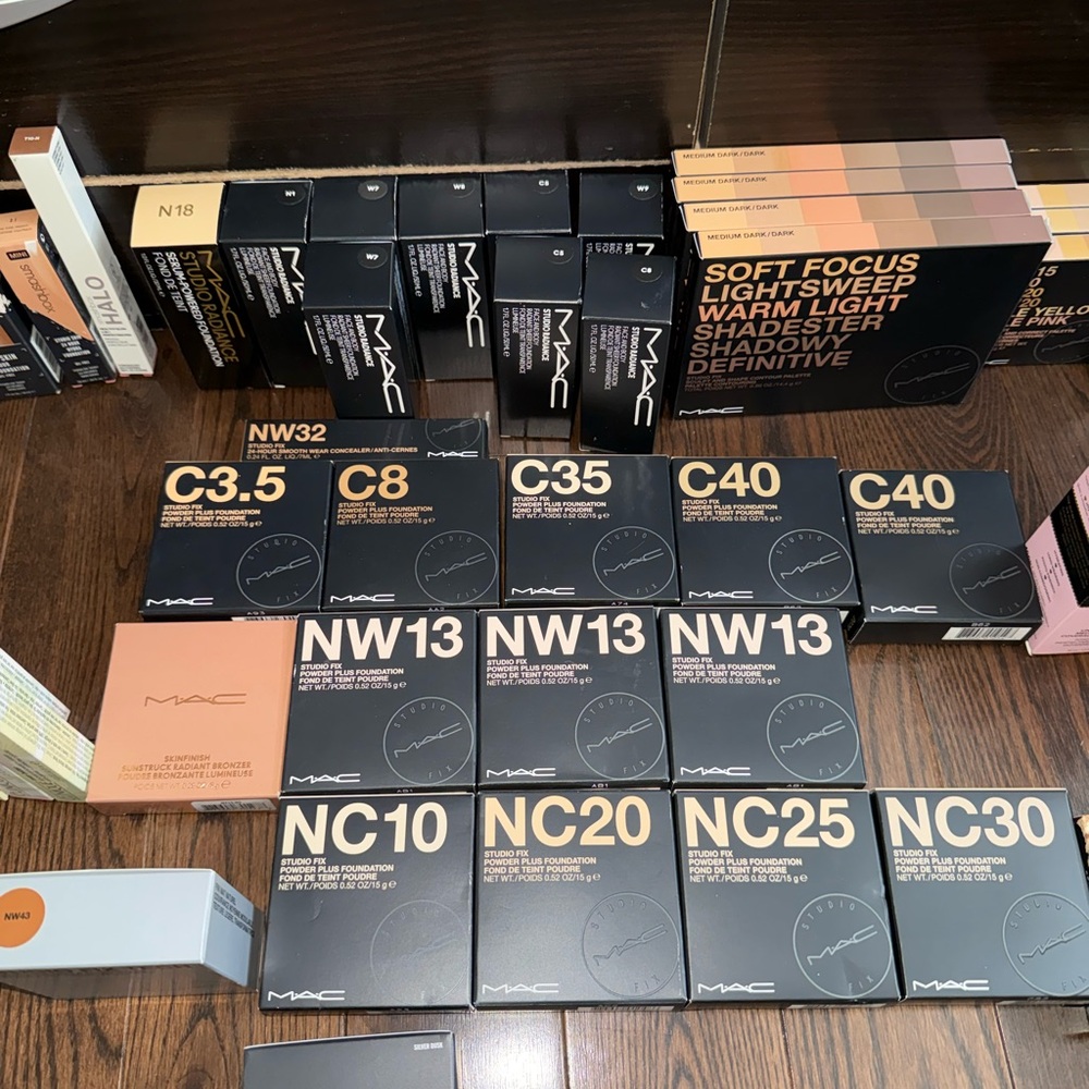 Assorted Foundation Makeup Collection